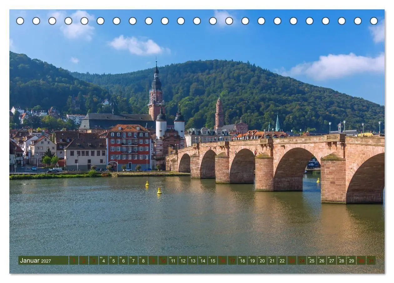Bild: 9783569756496 | Heidelberger Neckarzauber (Tischkalender 2027 DIN A5 quer),...