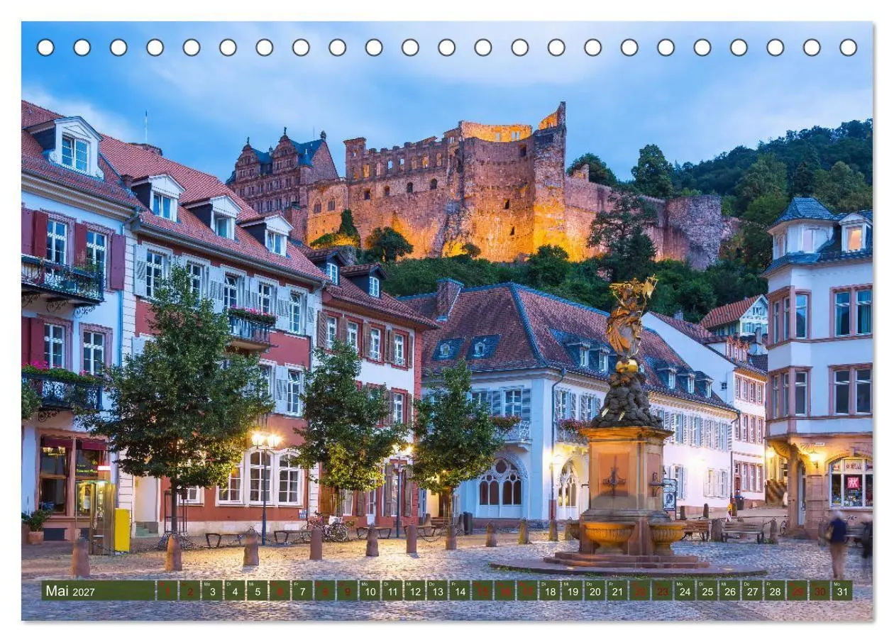 Bild: 9783569756496 | Heidelberger Neckarzauber (Tischkalender 2027 DIN A5 quer),...