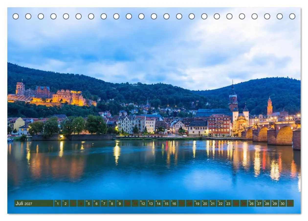Bild: 9783569756496 | Heidelberger Neckarzauber (Tischkalender 2027 DIN A5 quer),...
