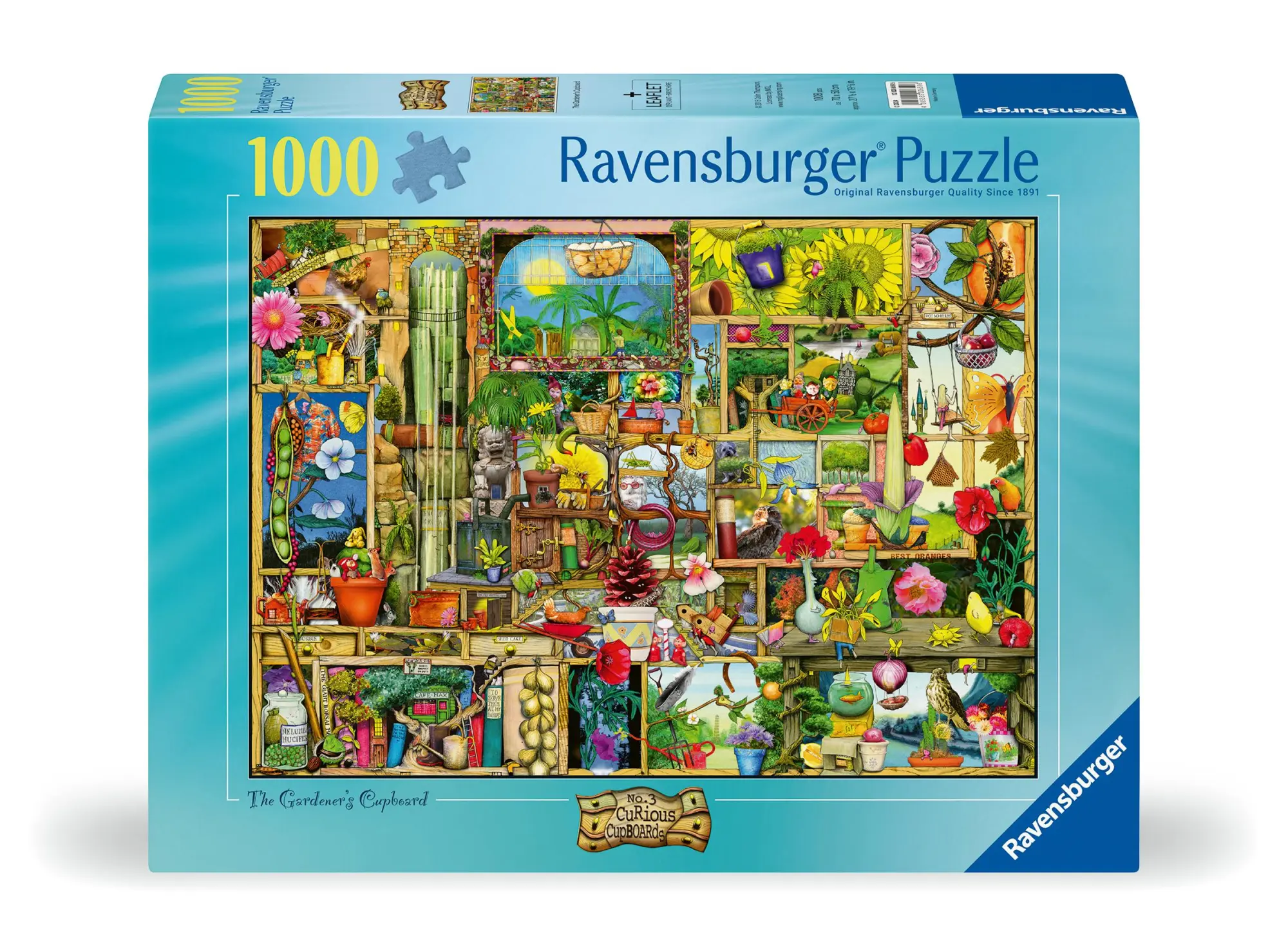 Cover: 4005555006596 | Erwachsenenpuzzle 1000 Teile - Colin Thompson - Grandioses Gartenregal