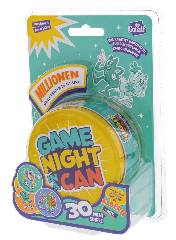 Bild: 8720077296596 | Game Night in a Can | Spiel | In Metalldose | 929659 | Deutsch | 2024