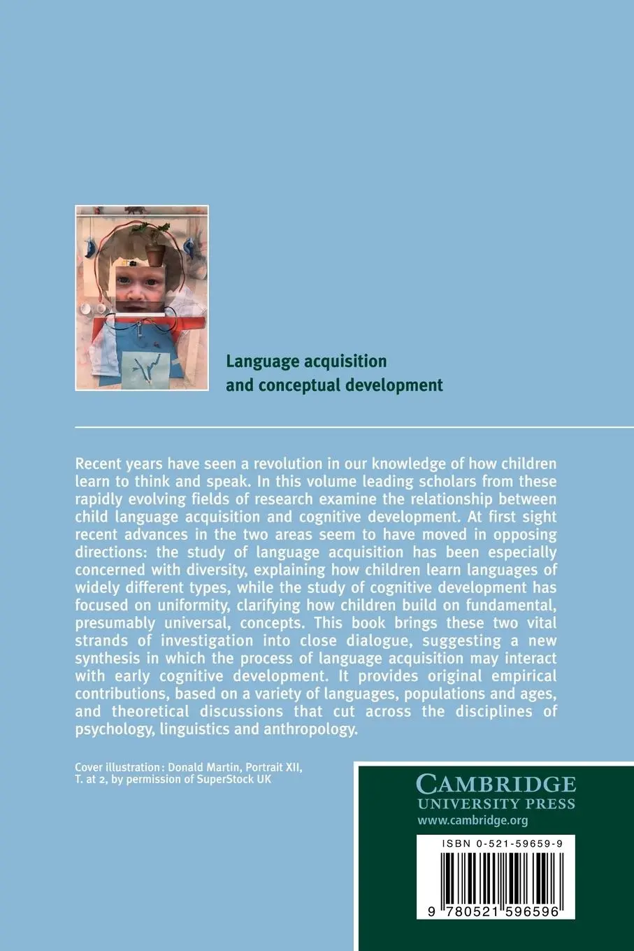 Rückseite: 9780521596596 | Language Acquisition and Conceptual Development | Bowerman (u. a.)