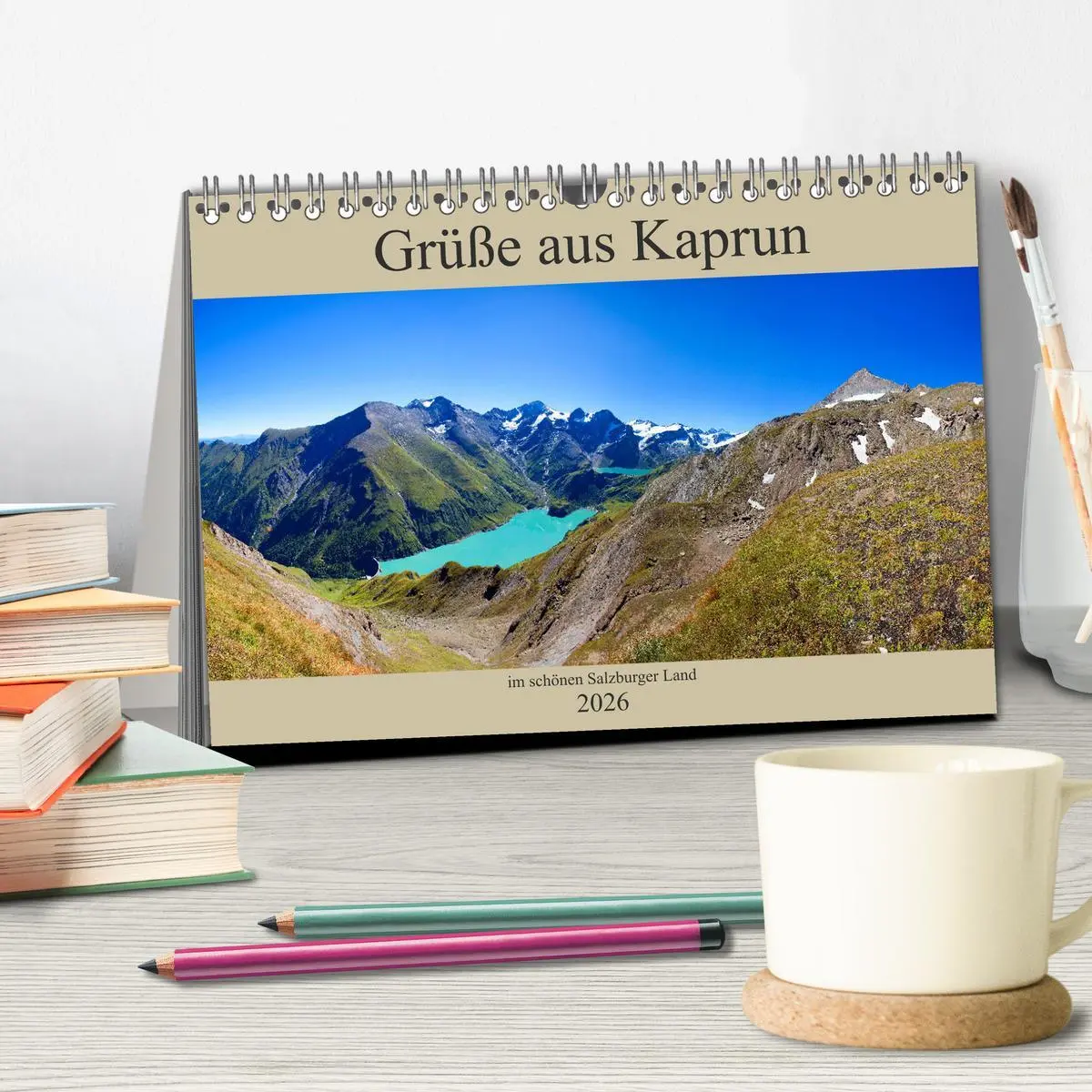 Bild: 9783457876596 | Grüße aus Kaprun (Tischkalender 2026 DIN A5 quer), CALVENDO...