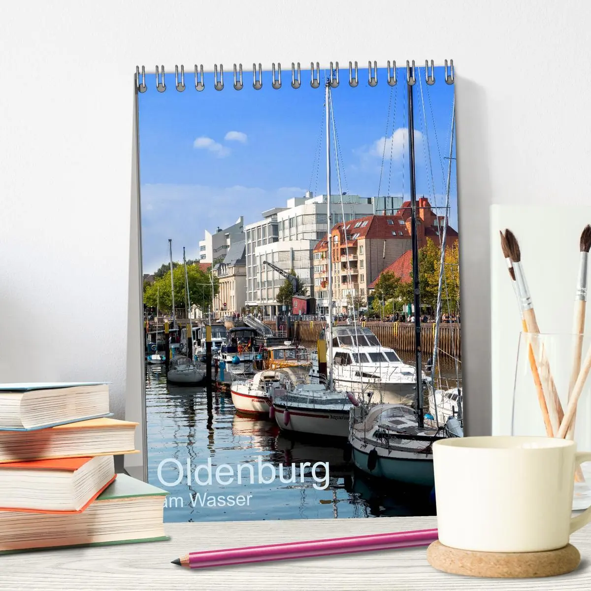 Bild: 9783516416596 | Oldenburg am Wasser (Tischkalender 2026 DIN A5 hoch), CALVENDO...