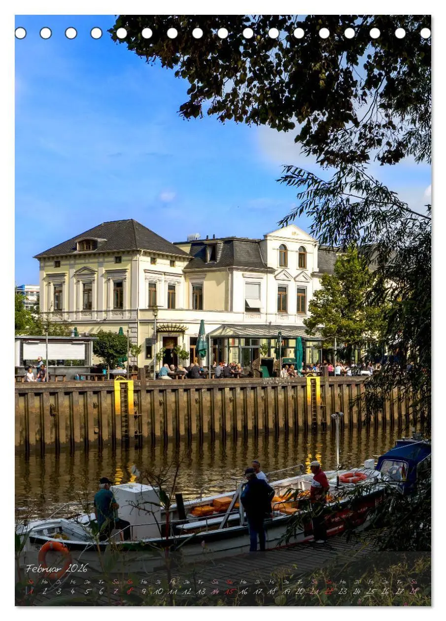 Bild: 9783516416596 | Oldenburg am Wasser (Tischkalender 2026 DIN A5 hoch), CALVENDO...