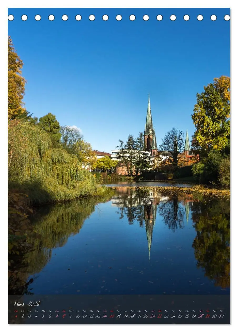 Bild: 9783516416596 | Oldenburg am Wasser (Tischkalender 2026 DIN A5 hoch), CALVENDO...