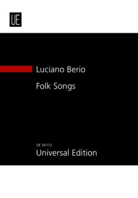 Cover: 9783702466596 | Folk Songs | Mezzosopran und 7 Instrumente. Studienpartitur. | Buch