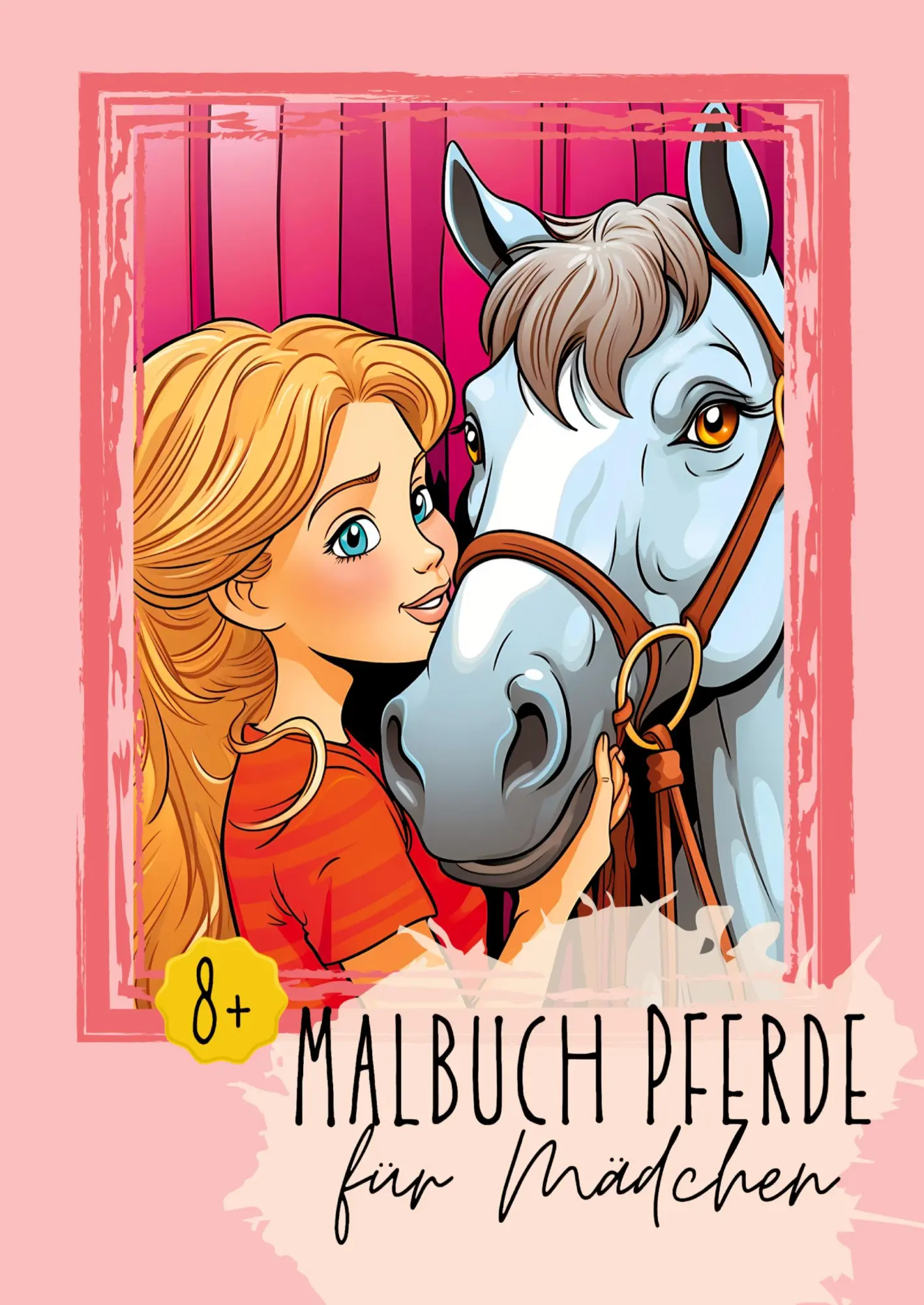 Cover: 9783347976696 | Malbuch Pferde für Mädchen 8+ | Nora Milles (u. a.) | Taschenbuch