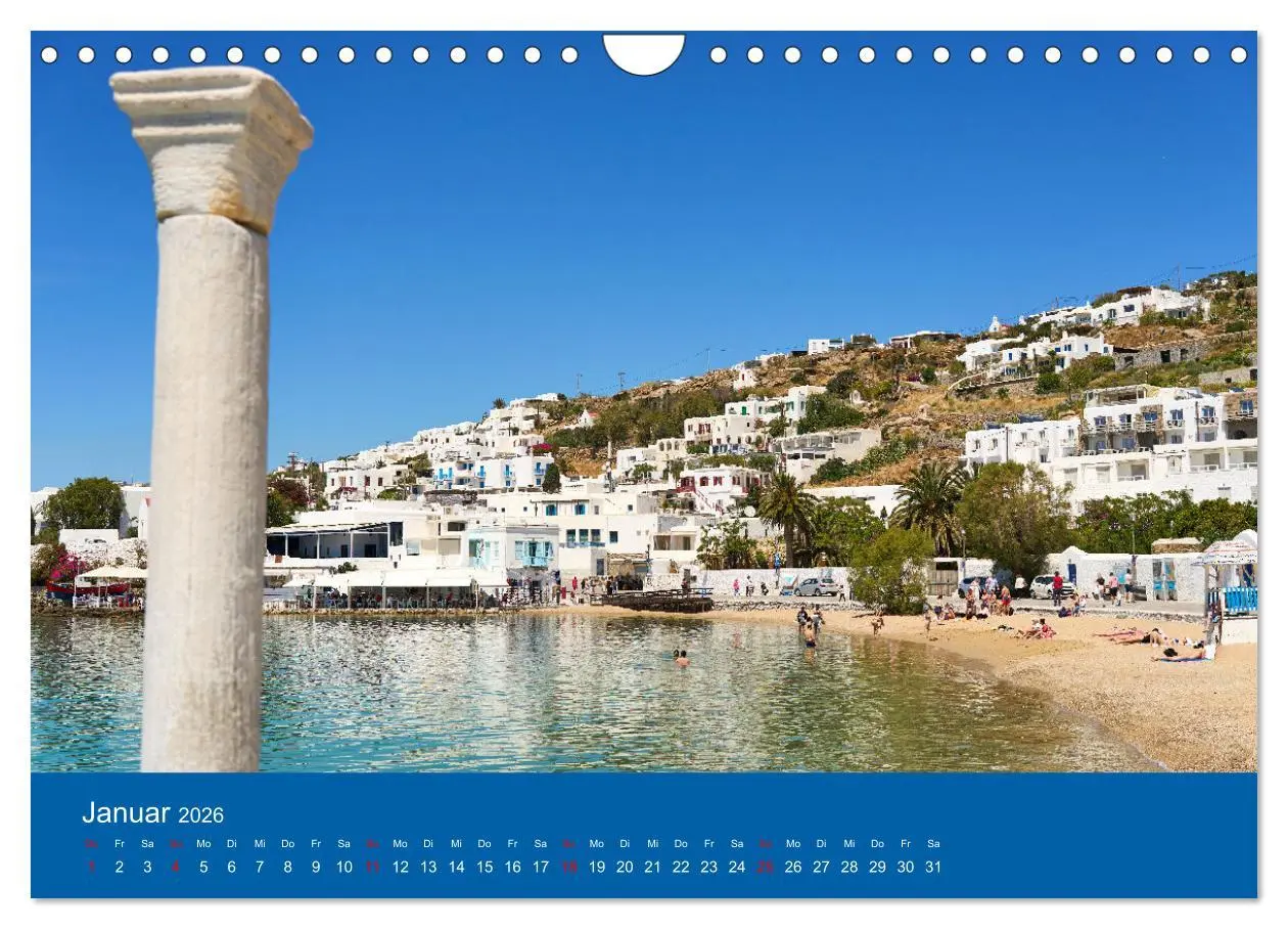 Bild: 9783457316696 | Griechenland - Mykonos Kalender (Wandkalender 2026 DIN A4 quer),...