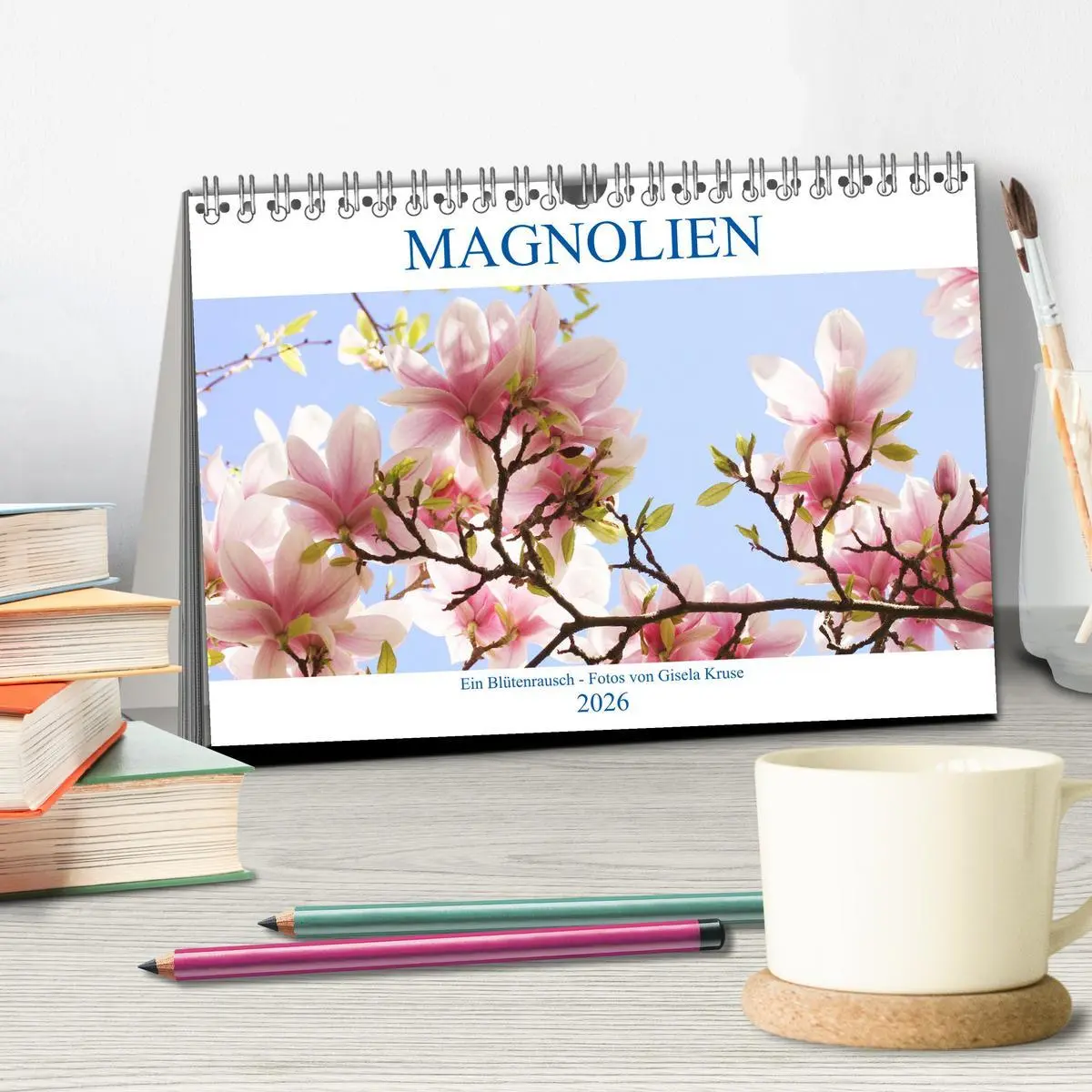 Bild: 9783457796696 | Magnolien Ein Blütenrausch (Tischkalender 2026 DIN A5 quer),...