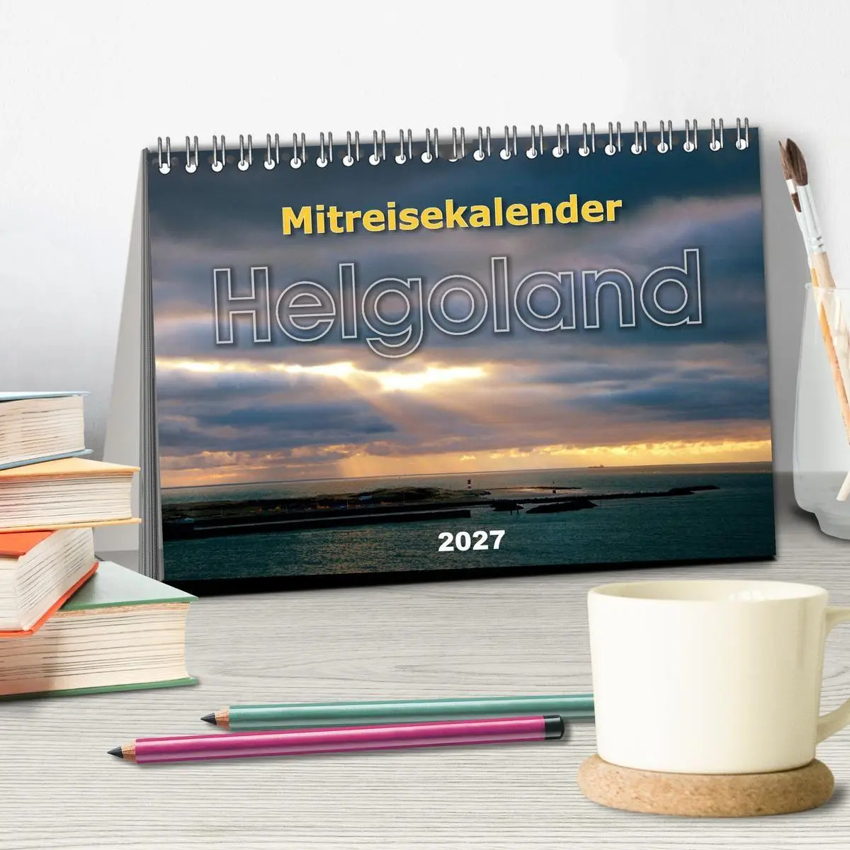 Bild: 9783569806696 | Mitreisekalender 2027 Helgoland (Tischkalender 2027 DIN A5 quer),...