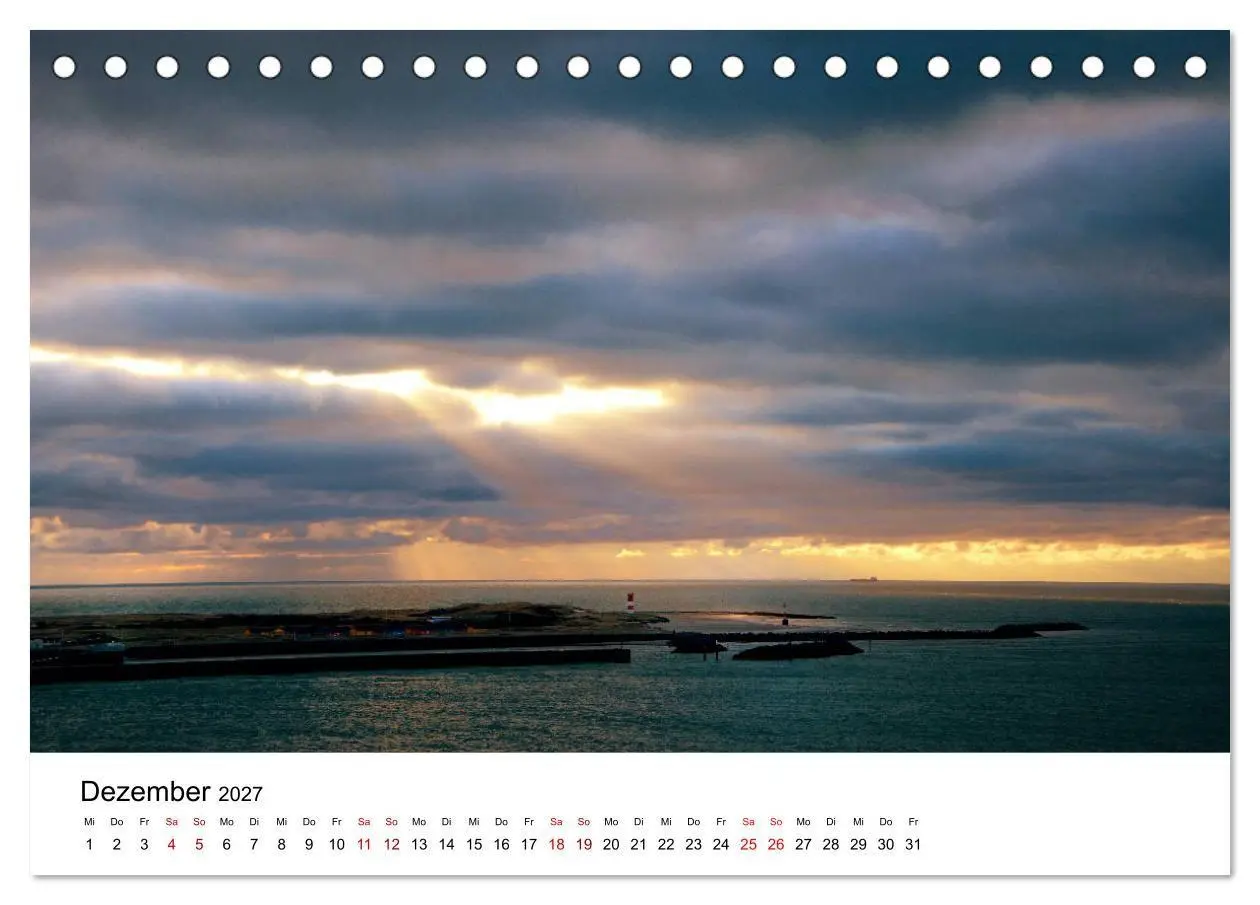 Bild: 9783569806696 | Mitreisekalender 2027 Helgoland (Tischkalender 2027 DIN A5 quer),...