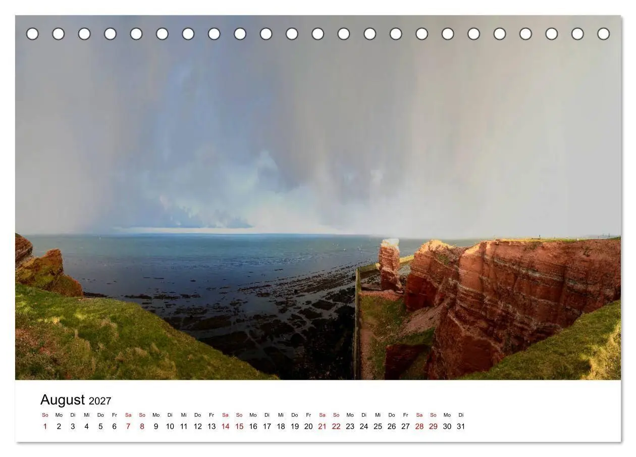 Bild: 9783569806696 | Mitreisekalender 2027 Helgoland (Tischkalender 2027 DIN A5 quer),...