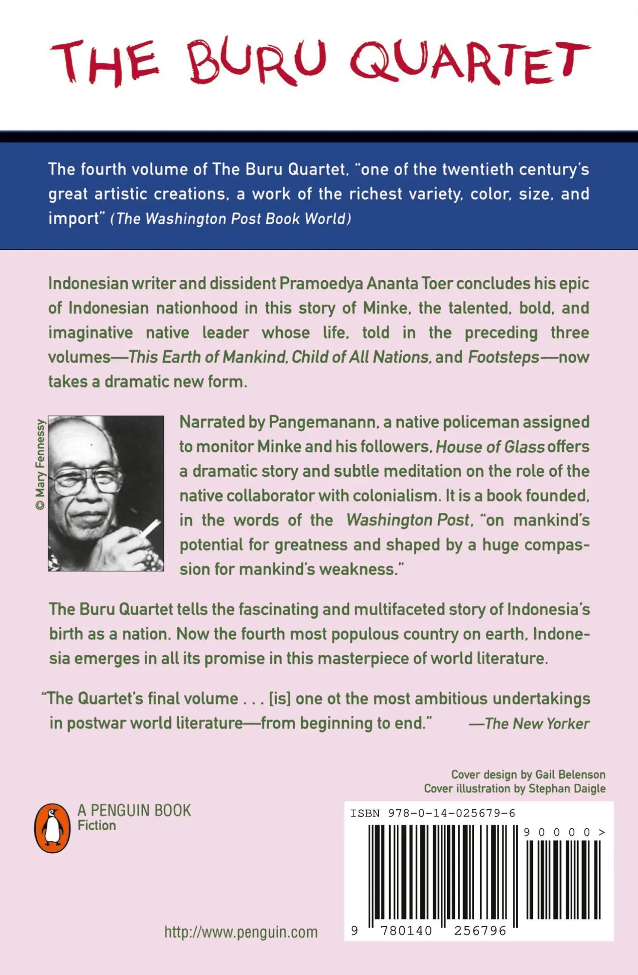 Rückseite: 9780140256796 | House of Glass | Pramoedya Ananta Toer | Taschenbuch | Englisch | 1997