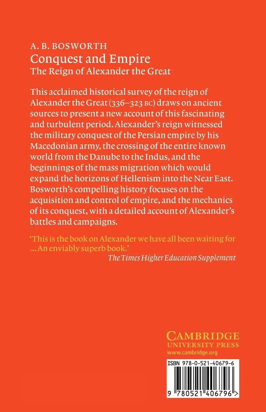 Rückseite: 9780521406796 | Conquest and Empire | The Reign of Alexander the Great | Taschenbuch