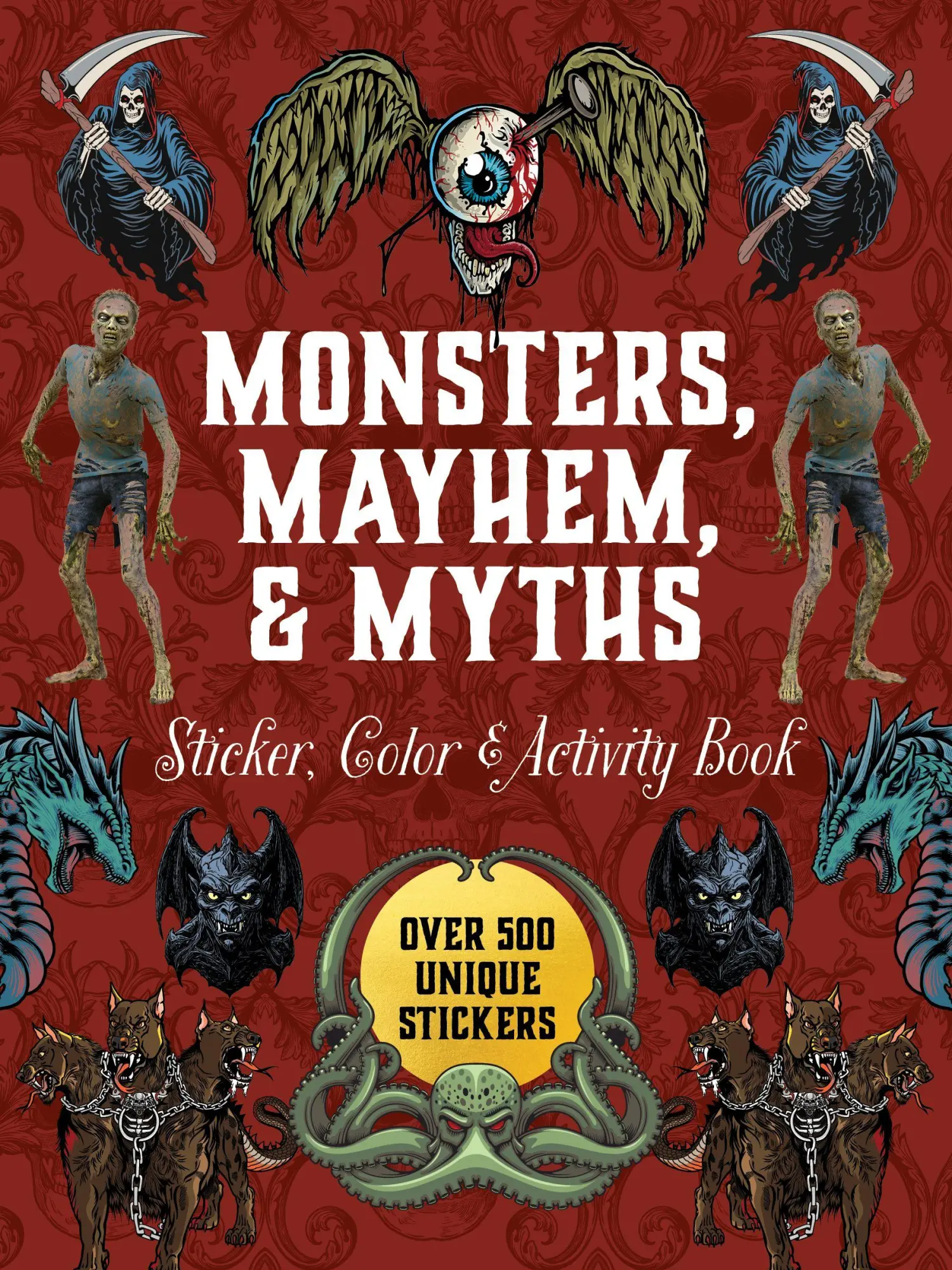 Cover: 9780785846796 | Monsters, Mayhem, and Myths Sticker, Color &amp; Activity Book | Books