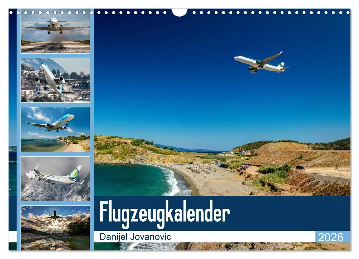 Cover: 9783457926796 | Flugzeugkalender 2026 (Wandkalender 2026 DIN A3 quer), CALVENDO...
