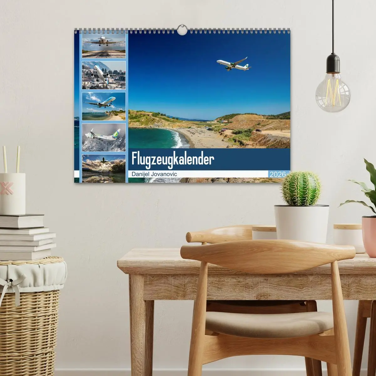 Bild: 9783457926796 | Flugzeugkalender 2026 (Wandkalender 2026 DIN A3 quer), CALVENDO...