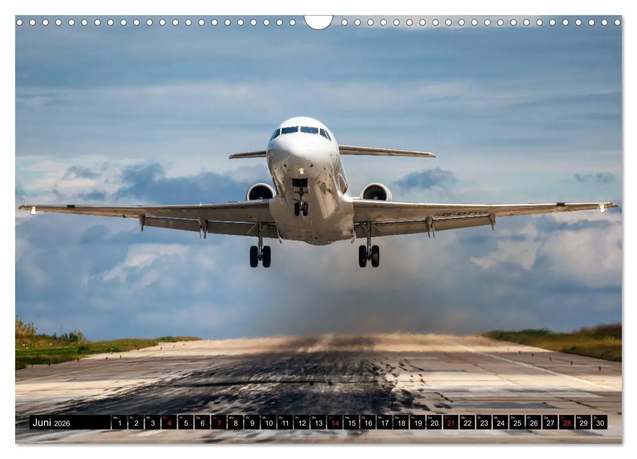 Bild: 9783457926796 | Flugzeugkalender 2026 (Wandkalender 2026 DIN A3 quer), CALVENDO...