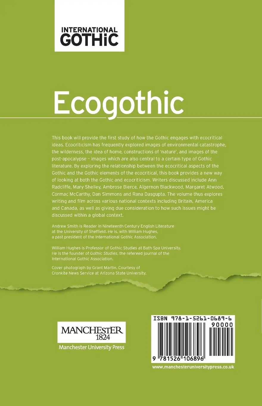 Rückseite: 9781526106896 | EcoGothic | Andrew Smith (u. a.) | Taschenbuch | Englisch | 2016