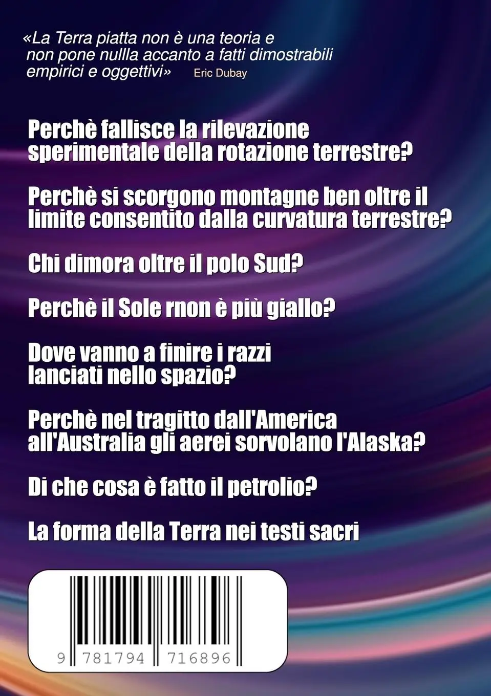 Rückseite: 9781794716896 | TERRA PIATTA - la pura verità | Albino Galuppini | Taschenbuch | 2021
