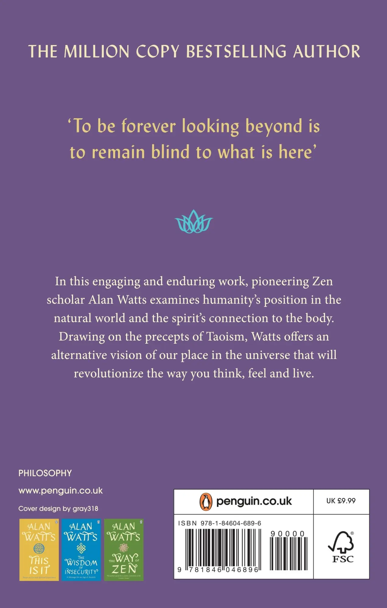 Rückseite: 9781846046896 | Nature, Man and Woman | Alan Watts | Taschenbuch | B-format paperback