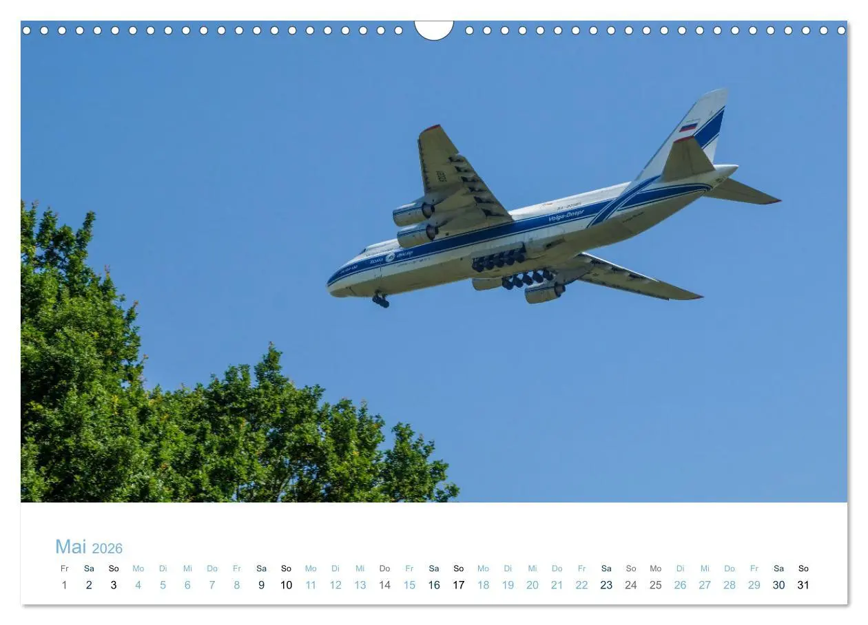 Bild: 9783457606896 | ANTONOV 124 (Wandkalender 2026 DIN A3 quer), CALVENDO Monatskalender