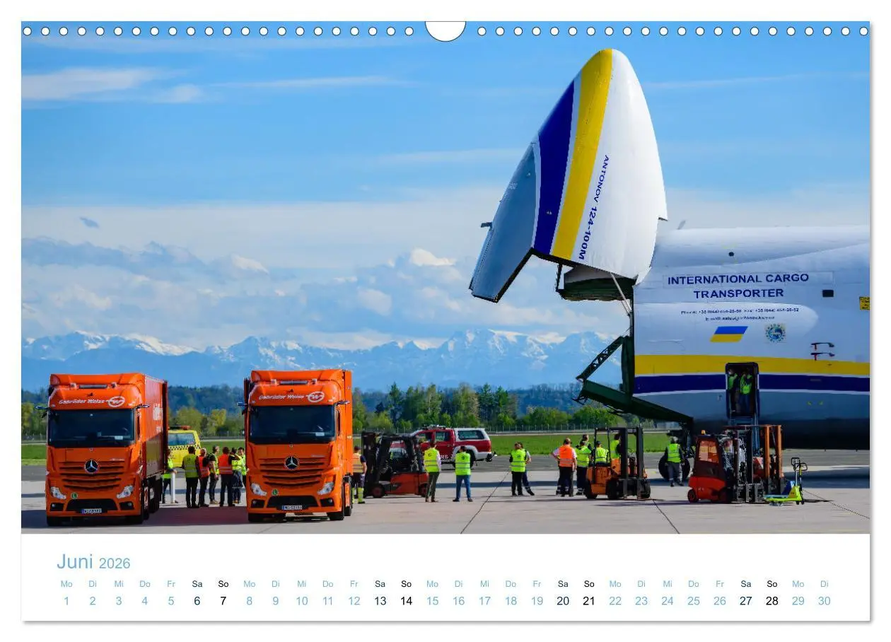 Bild: 9783457606896 | ANTONOV 124 (Wandkalender 2026 DIN A3 quer), CALVENDO Monatskalender