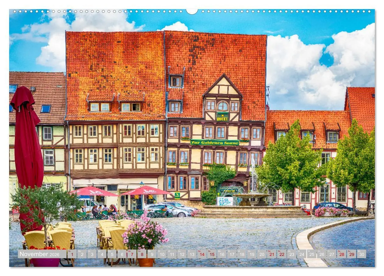 Bild: 9783457776896 | Quedlinburg - 1000 Jahre Geschichte im Harz (Wandkalender 2026 DIN...