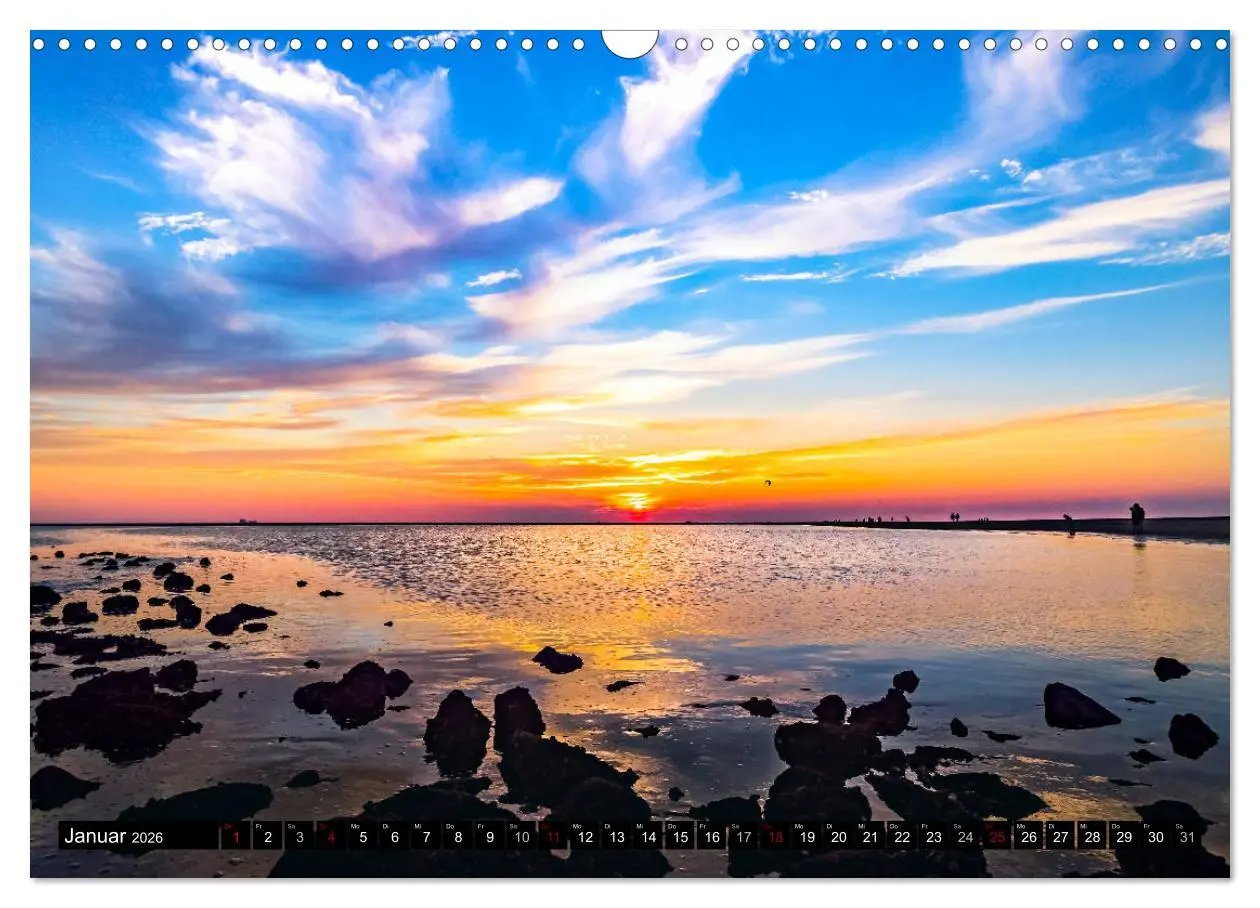 Bild: 9783457846896 | BORKUM Trauminsel in der Nordsee (Wandkalender 2026 DIN A3 quer),...