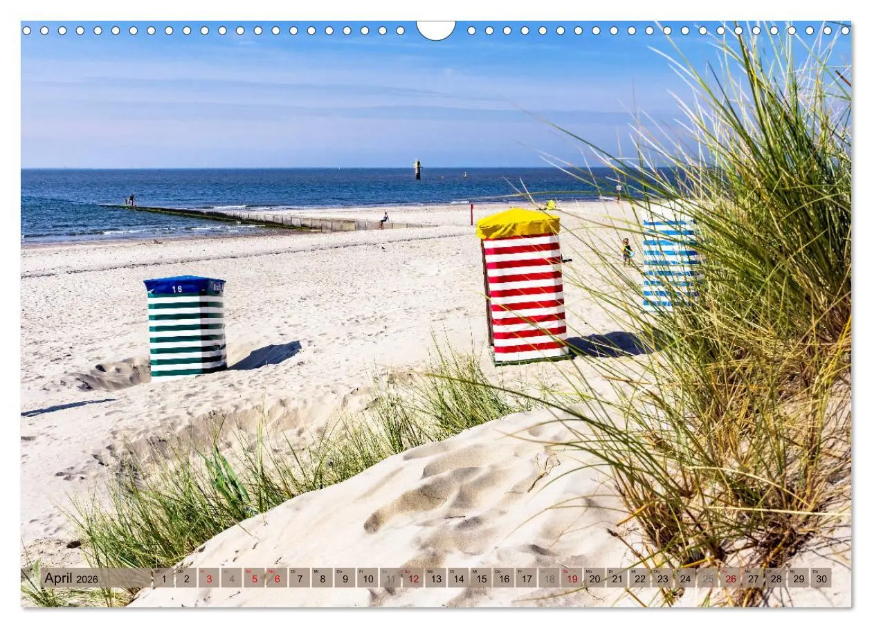 Bild: 9783457846896 | BORKUM Trauminsel in der Nordsee (Wandkalender 2026 DIN A3 quer),...