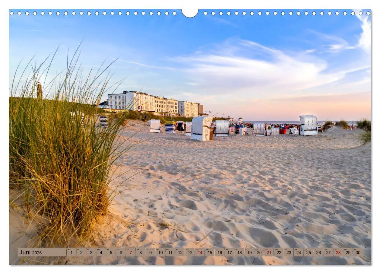 Bild: 9783457846896 | BORKUM Trauminsel in der Nordsee (Wandkalender 2026 DIN A3 quer),...