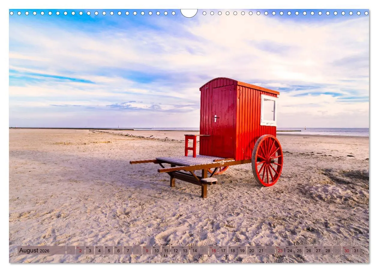 Bild: 9783457846896 | BORKUM Trauminsel in der Nordsee (Wandkalender 2026 DIN A3 quer),...