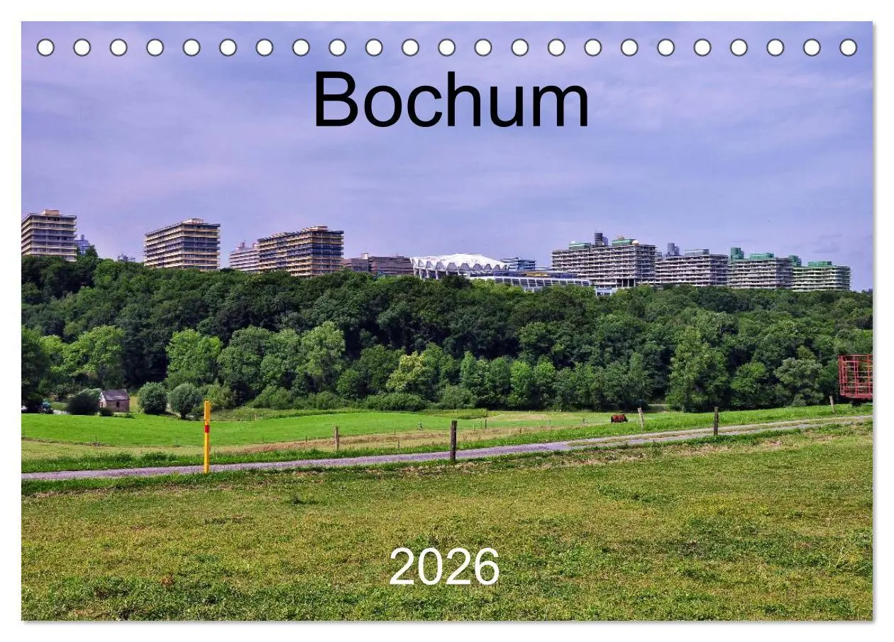 Cover: 9783516176896 | Bochum (Tischkalender 2026 DIN A5 quer), CALVENDO Monatskalender
