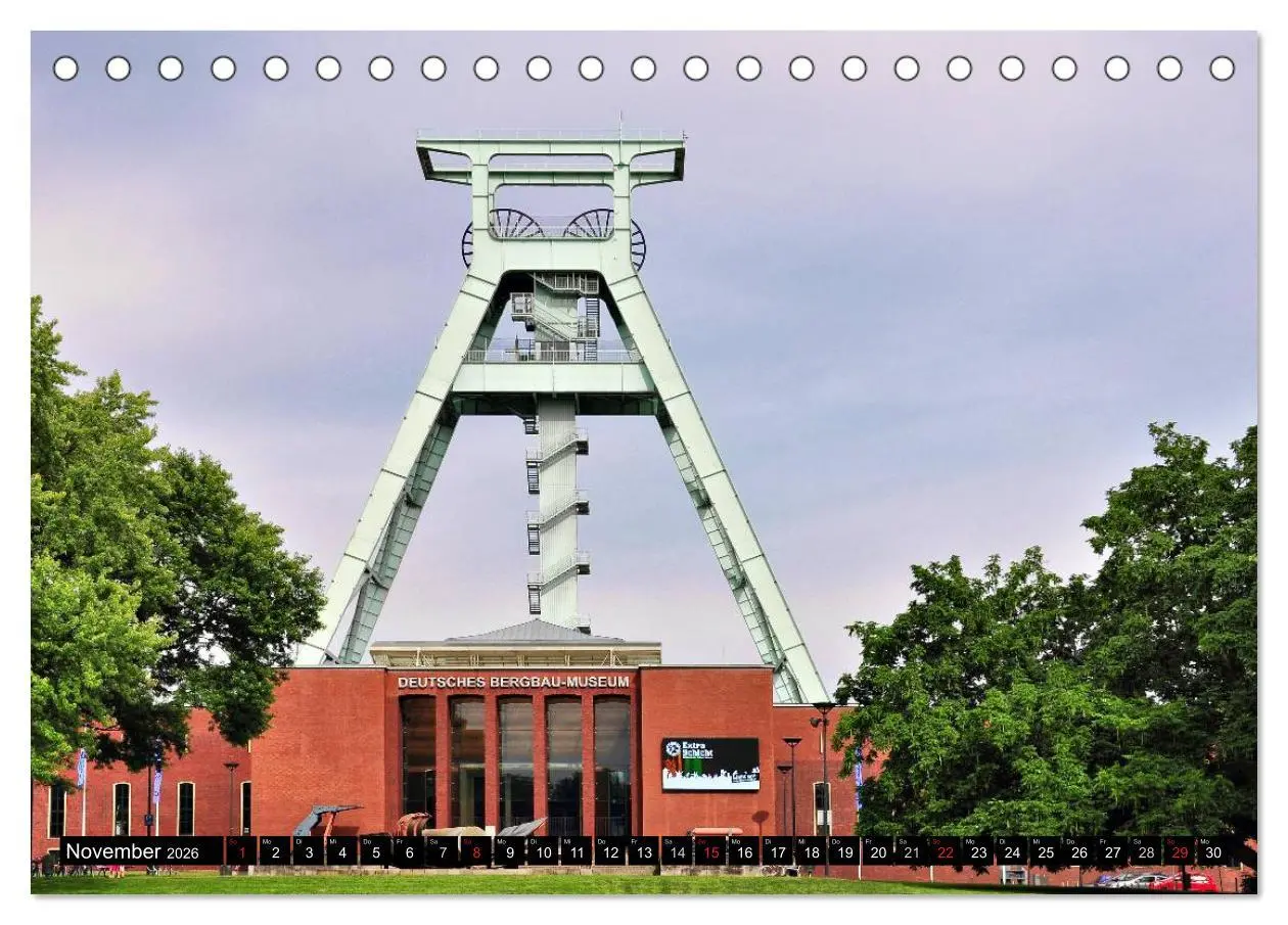 Bild: 9783516176896 | Bochum (Tischkalender 2026 DIN A5 quer), CALVENDO Monatskalender