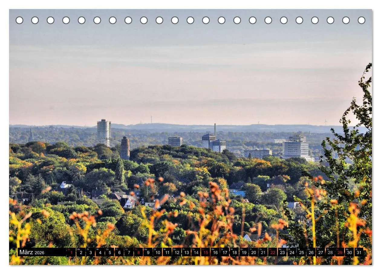 Bild: 9783516176896 | Bochum (Tischkalender 2026 DIN A5 quer), CALVENDO Monatskalender
