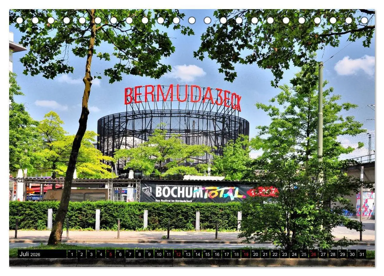 Bild: 9783516176896 | Bochum (Tischkalender 2026 DIN A5 quer), CALVENDO Monatskalender