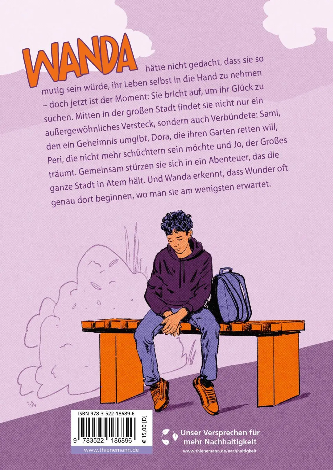 Rückseite: 9783522186896 | Wanda | Bewegender Berlin-Roman mit magischen Elementen | Scheffel