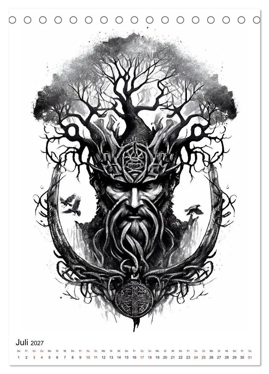 Bild: 9783569336896 | Welt und Mythologie der Wikinger (Tischkalender 2027 DIN A5 hoch),...