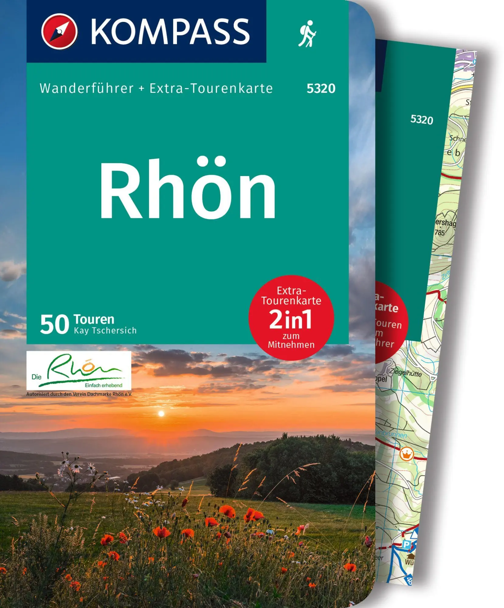 Cover: 9783991216896 | KOMPASS Wanderführer Rhön, 50 Touren mit Extra-Tourenkarte | Buch