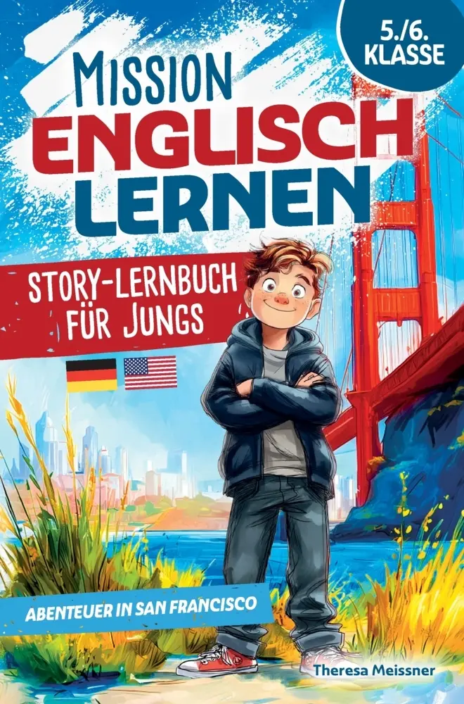 Cover: 9789403856896 | Mission Englisch lernen 5./6. Klasse - Story-Lernbuch für Jungs | Buch