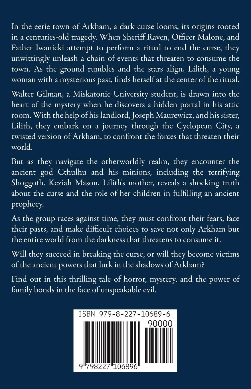 Rückseite: 9798227106896 | Arkham's Curse | Cassian Drake | Taschenbuch | Englisch | 2025