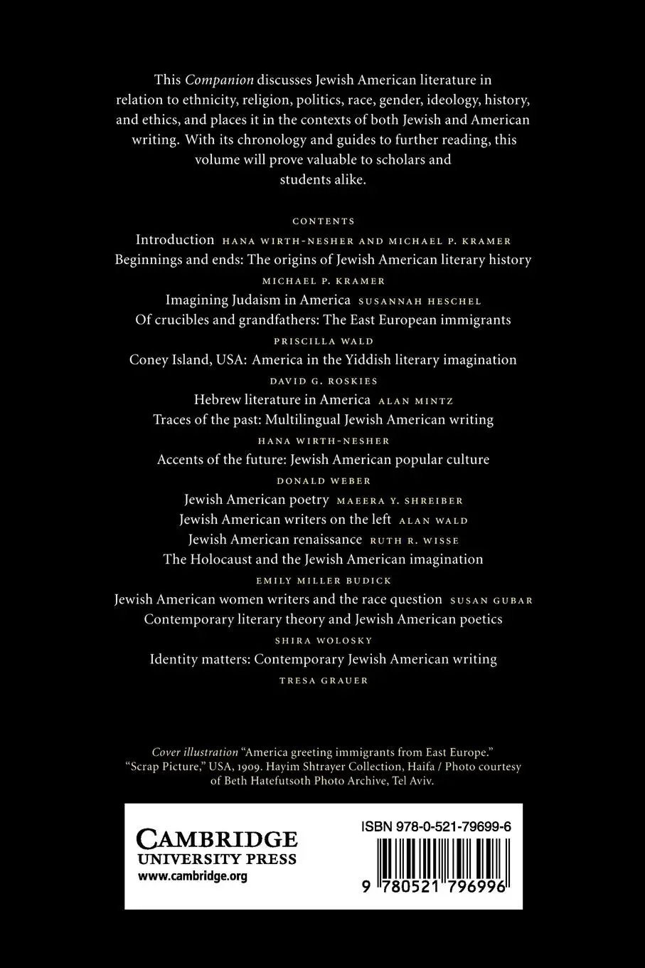 Rückseite: 9780521796996 | The Cambridge Companion to Jewish American Literature | Kramer (u. a.)