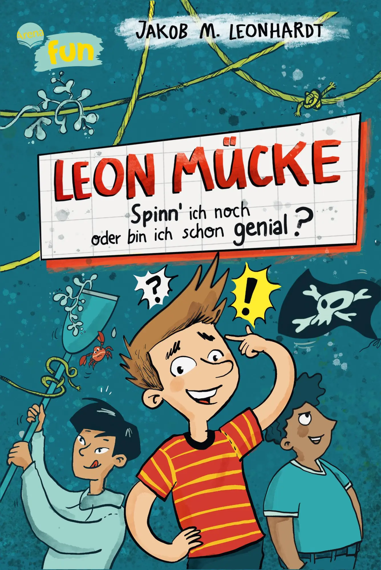 Cover: 9783401606996 | Leon Mücke (2). Spinn ich noch oder bin ich schon genial? | Leonhardt