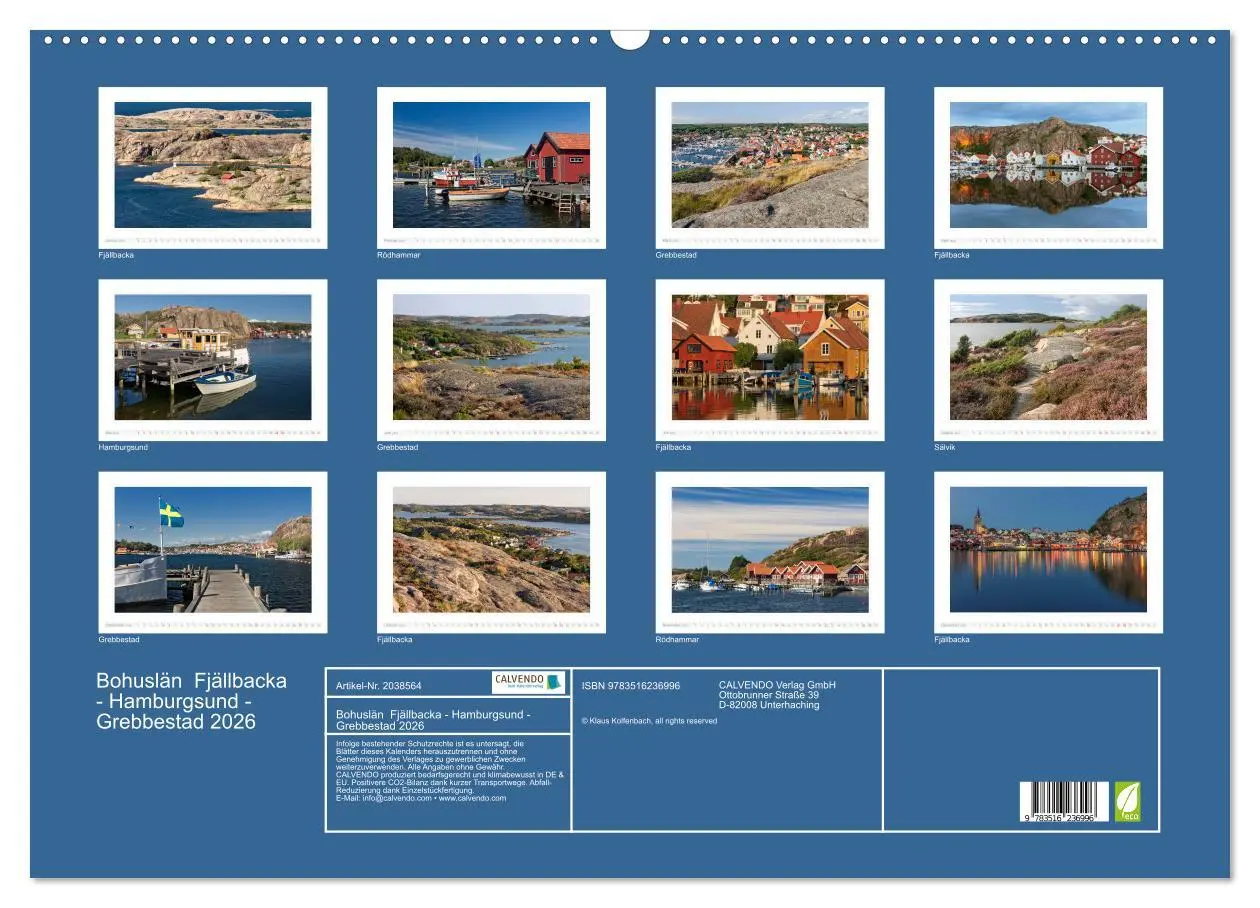 Bild: 9783516236996 | Bohuslän Fjällbacka - Hamburgsund - Grebbestad 2026 (Wandkalender...