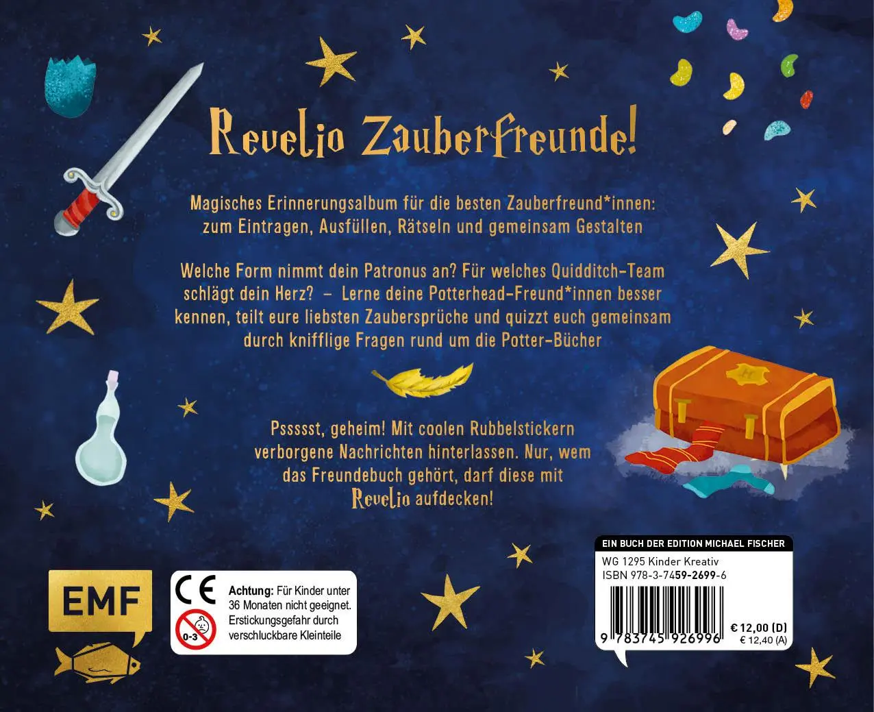 Rückseite: 9783745926996 | Mein Freundebuch für Harry Potter-Fans | Buch | 64 S. | Deutsch | 2025