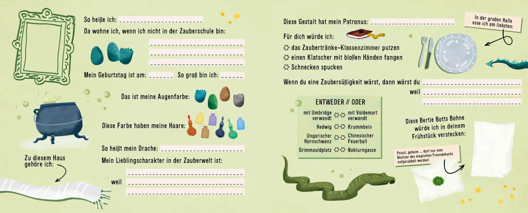 Bild: 9783745926996 | Mein Freundebuch für Harry Potter-Fans | Buch | 64 S. | Deutsch | 2025