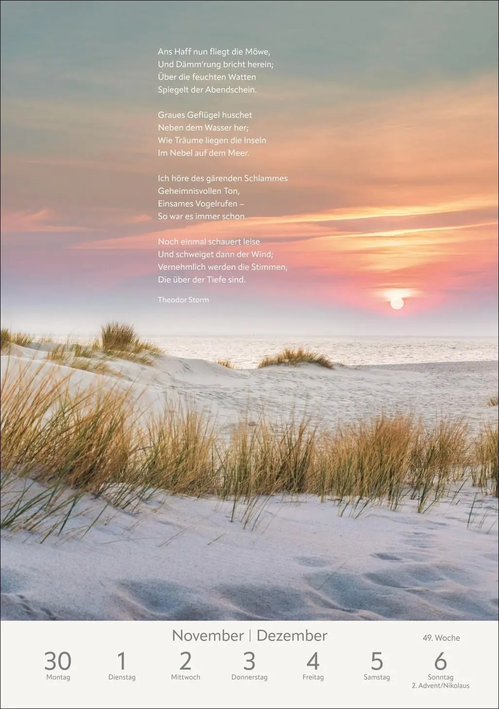 Bild: 9783840036996 | Literaturkalender Natur Wochen-Kulturkalender 2026 | Ruth Dangelmeier