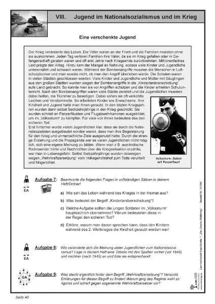 Bild: 9783866326996 | Lernwerkstatt - "Blitzkrieg" Der Zweite Weltkrieg | Adrian Klenner