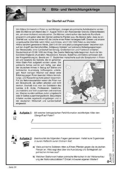 Bild: 9783866326996 | Lernwerkstatt - "Blitzkrieg" Der Zweite Weltkrieg | Adrian Klenner